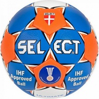 мяч гандбольный select ultimate ihf фгр р.2 син\оранж.