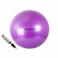 набор 85 см (мяч гимнастический + насос) body form bf-gbp01 фиолетовый