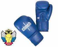 перчатки боксерские clinch olimp синие c111