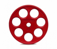 олимпийский диск d51мм ivanko roezh-25kg красный