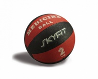 медицинский мяч 2 кг skyfit sf-mb2k черный-красный