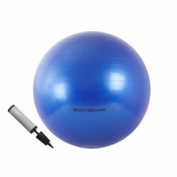 набор 65 см (мяч гимнастический + насос) body form bf-gbp01 голубой