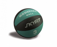 медицинский мяч 3 кг skyfit sf-mb3k черный-зеленый