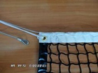 сетка теннисная, толщ.нити 3 мм, трос, люверсы glav 11.205