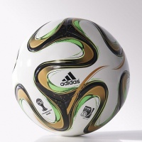 мяч футбольный adidas wc2014 brazuca top replique №5 g84001