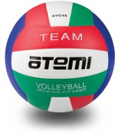 мяч волейбольный atemi team, синтетическая кожа pu soft, красн/бел/син/зел
