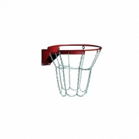 кольцо баскетбольное антивандальное №7 с сеткой металл. м156