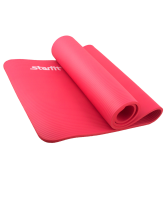 коврик для йоги fm-301, nbr, 183x58x1,2 см, красный