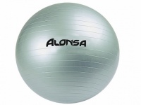 гимнастический мяч alonsa rg-4 серебряный 85 см