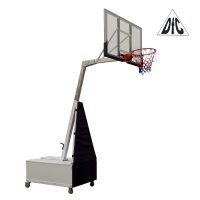 баскетбольная мобильная стойка dfc stand56sg 143x80cm поликарбонат (3кор)