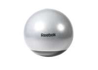 гимнастический мяч reebok (серый/чёрный) - 75 см