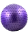 мяч гимнастический массажный gb-301 75 см, антивзрыв, фиолетовый