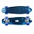 скейтборд maxcity mc plastic board metallic small blue